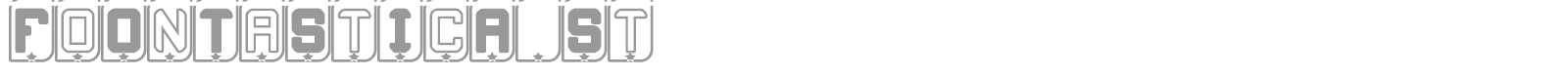 FoOnTaStIcA St font preview